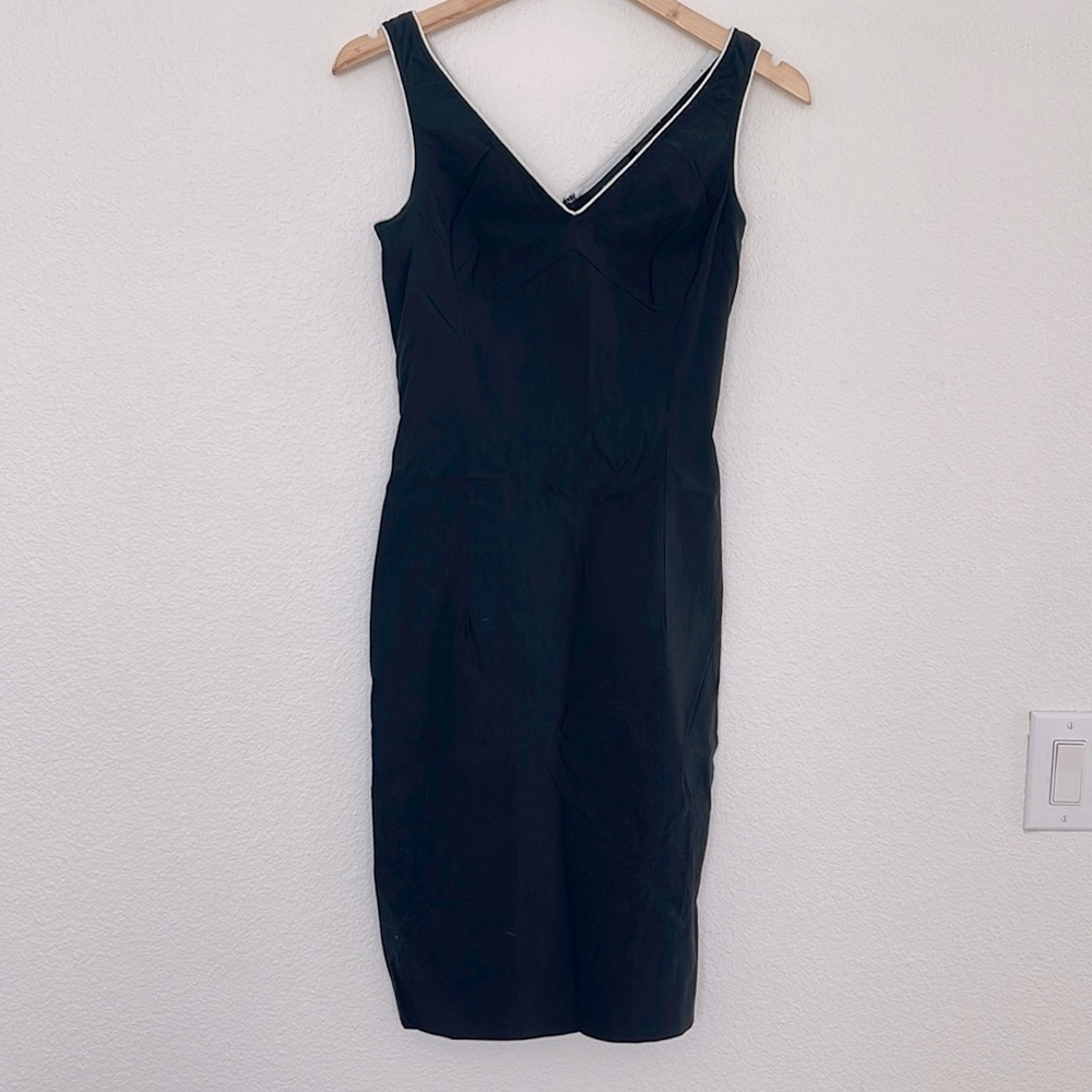 Express| Black Fitted Slim Dress| 5/6